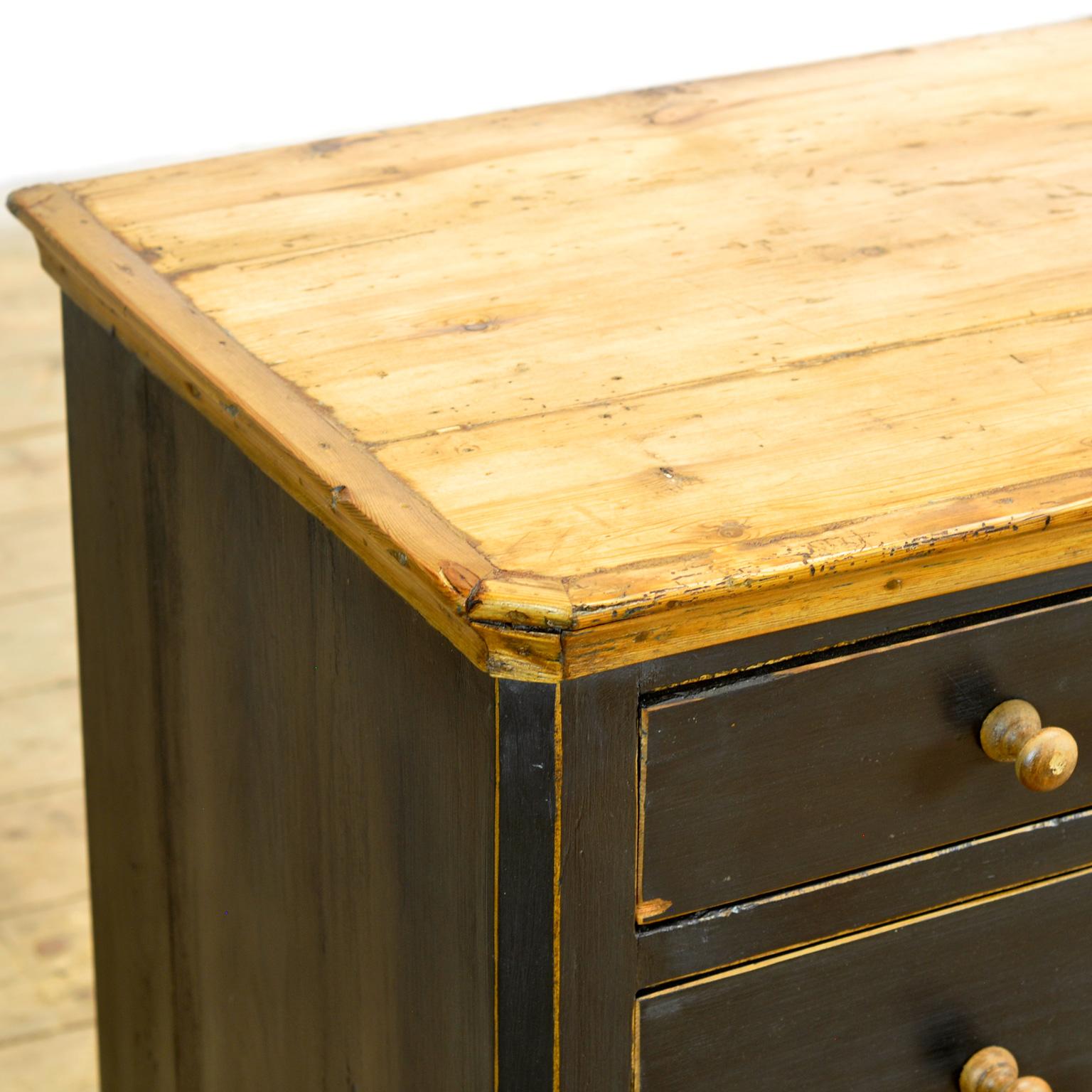 Early 20th Century Pine Chest of Drawers, 1910s For Sale