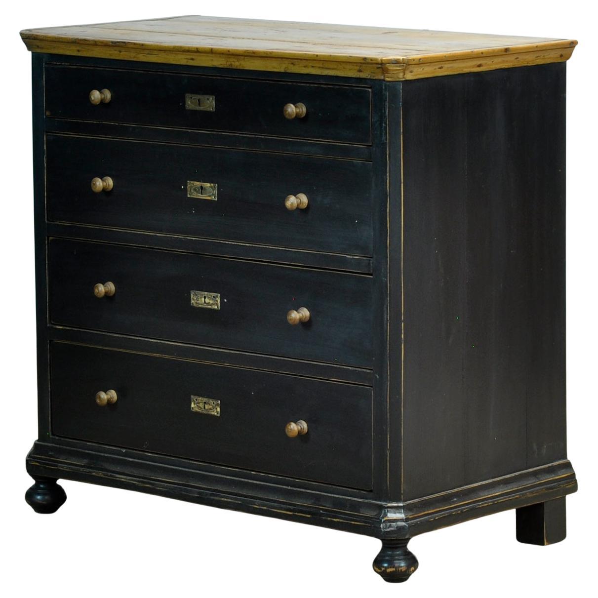 Pine Chest of Drawers, 1910s For Sale