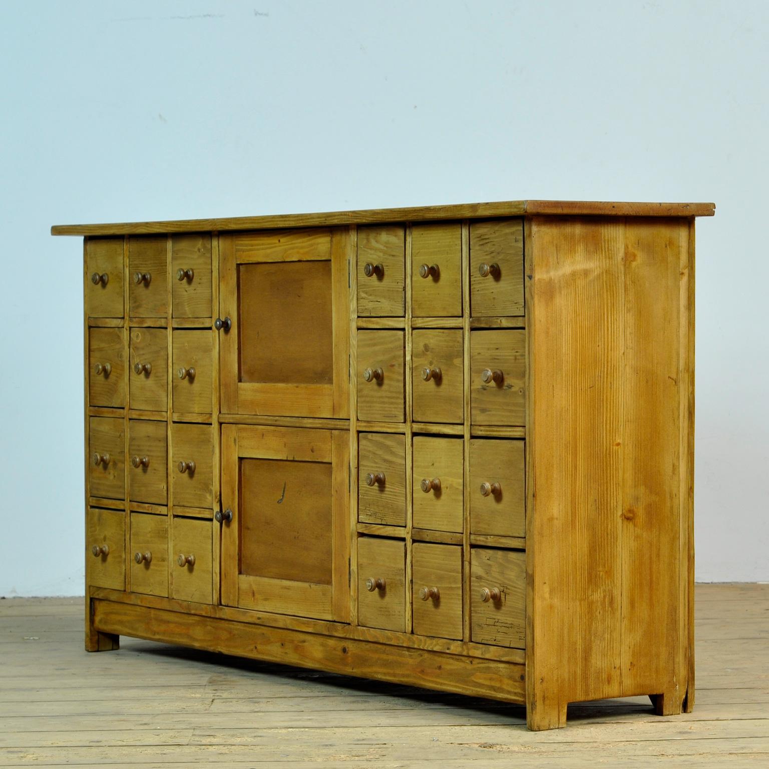 Rustic Pine Chest of Drawers, 1940s
