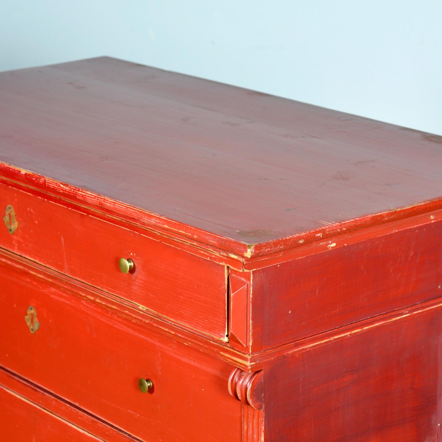 Pino Pine chest of drawers, circa 1910 in vendita