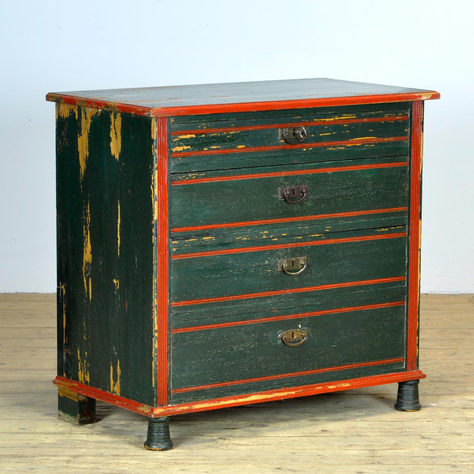 Rustic Pine Chest of Drawers, circa 1920