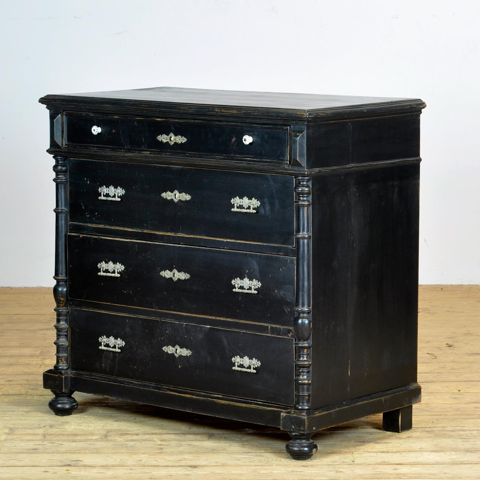 French Pine Chest Of Drawers, Circa 1920