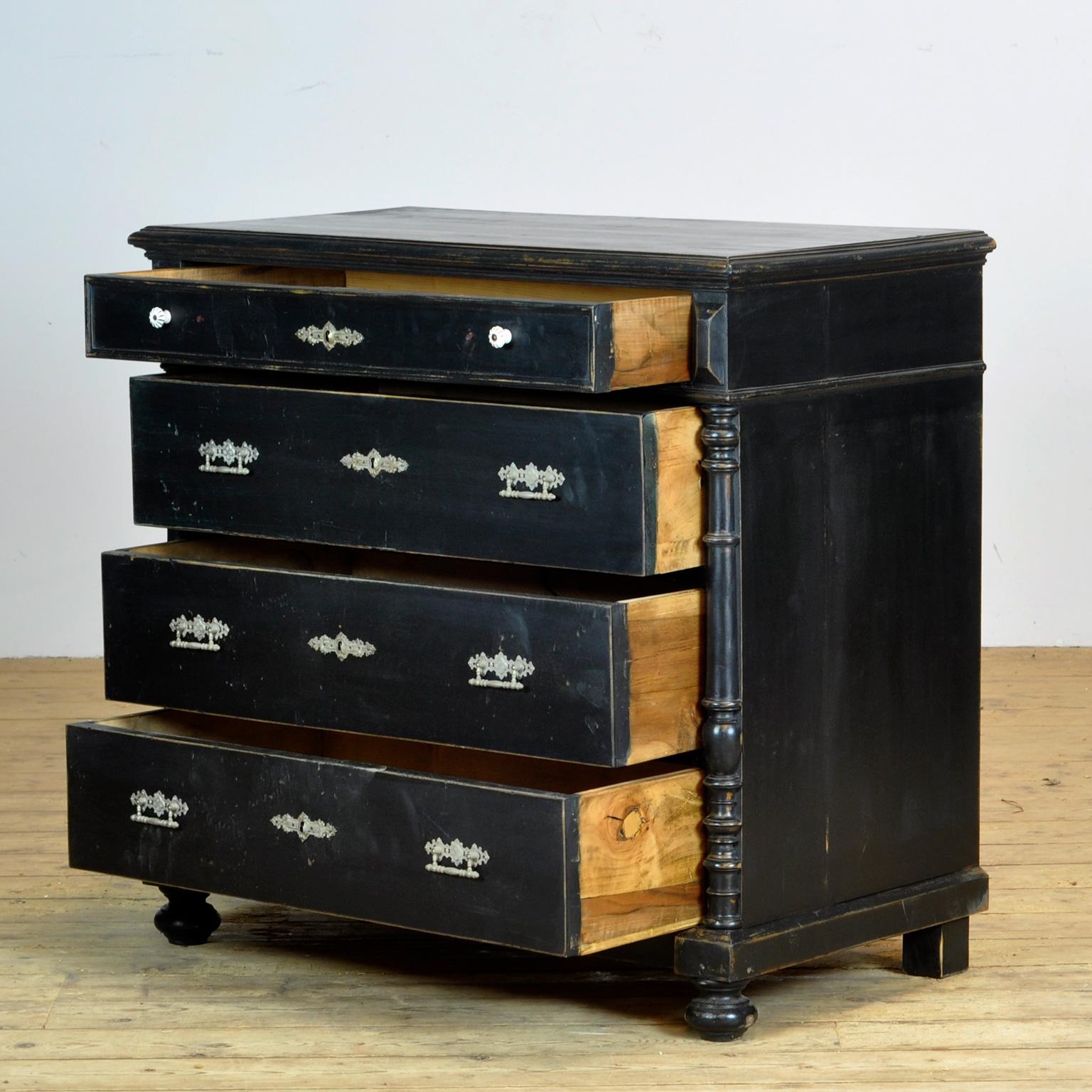 Painted Pine Chest Of Drawers, Circa 1920