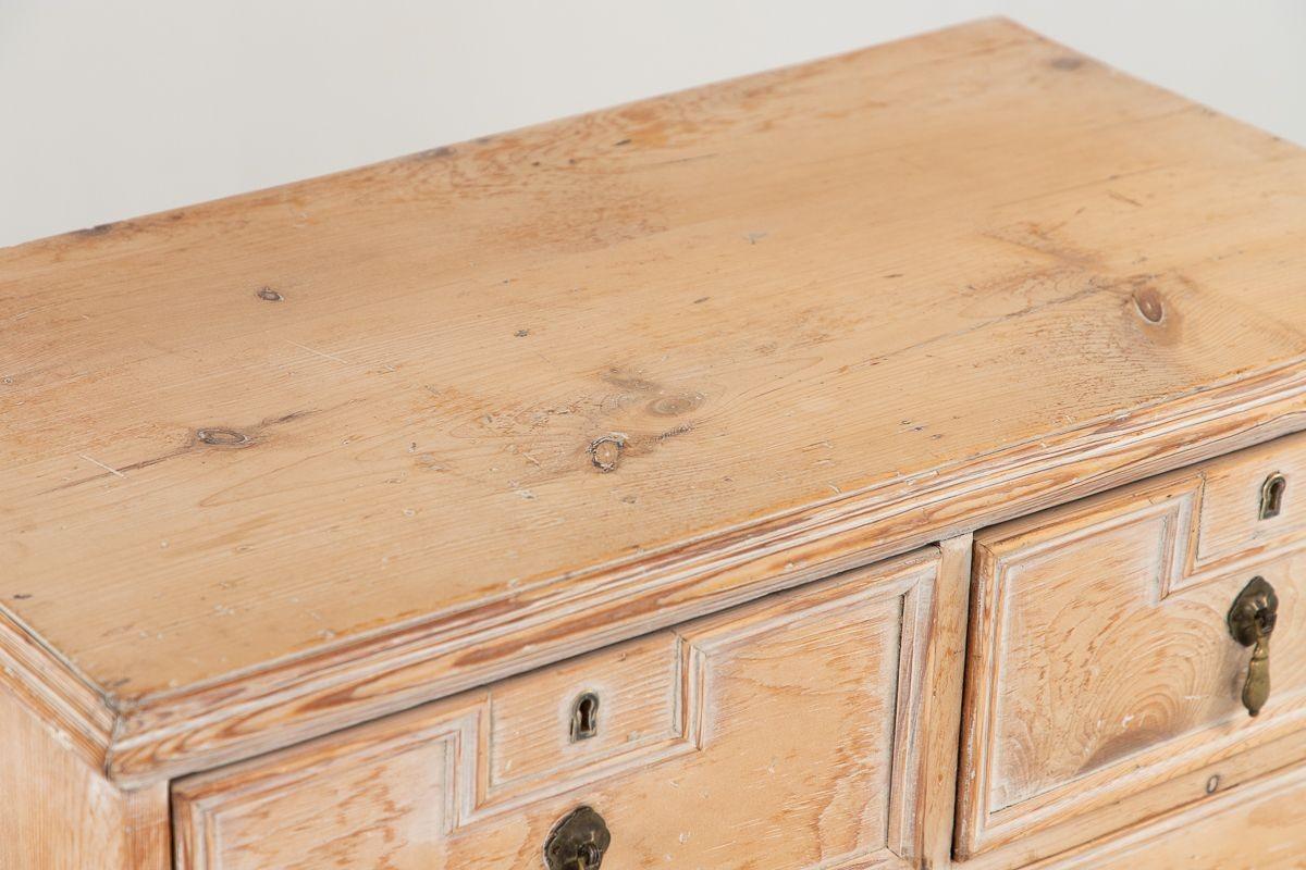 Pine Chest of Drawers with Applied Moldings, English 1860s 8