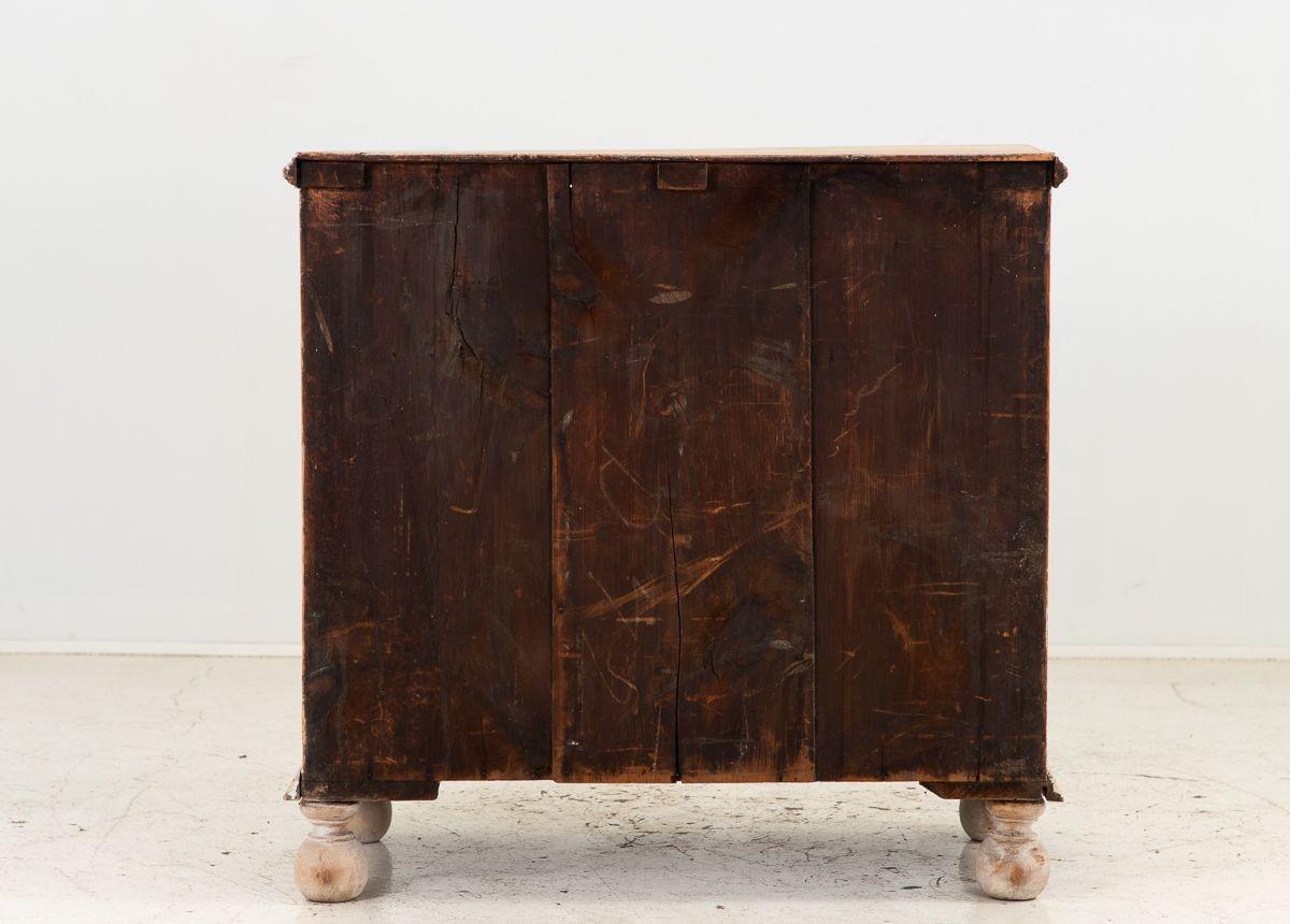 Mid-19th Century Pine Chest of Drawers with Applied Moldings, English 1860s