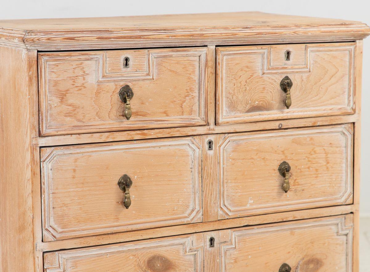 Pine Chest of Drawers with Applied Moldings, English 1860s 2