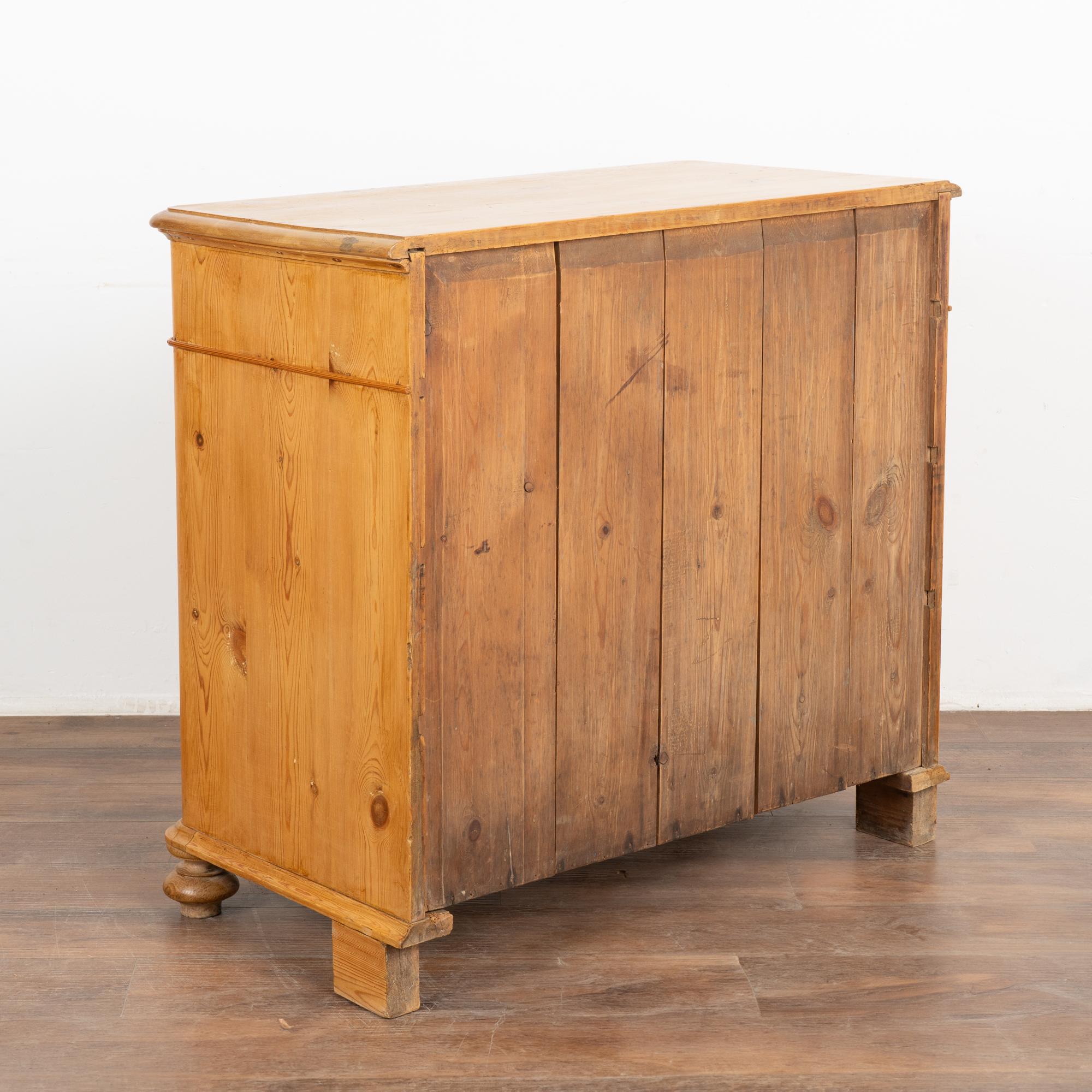 Pine Chest of Four Drawers, Denmark circa 1880 2