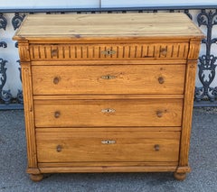 Pine Chest of Four Drawers, Denmark