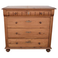 Pine Chest of Four Drawers, Denmark