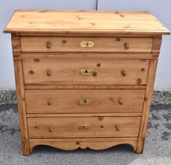 Pine Chest of Four Drawers
