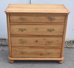 Pine Chest of Four Drawers