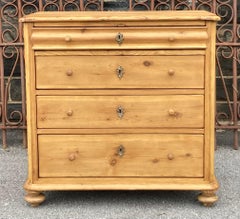 Kiefernholz Kommode mit vier Schubladen