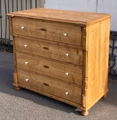 Pine Chest of Four Drawers