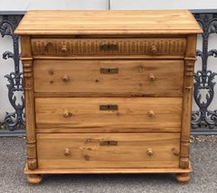 Pine Chest of Four Drawers