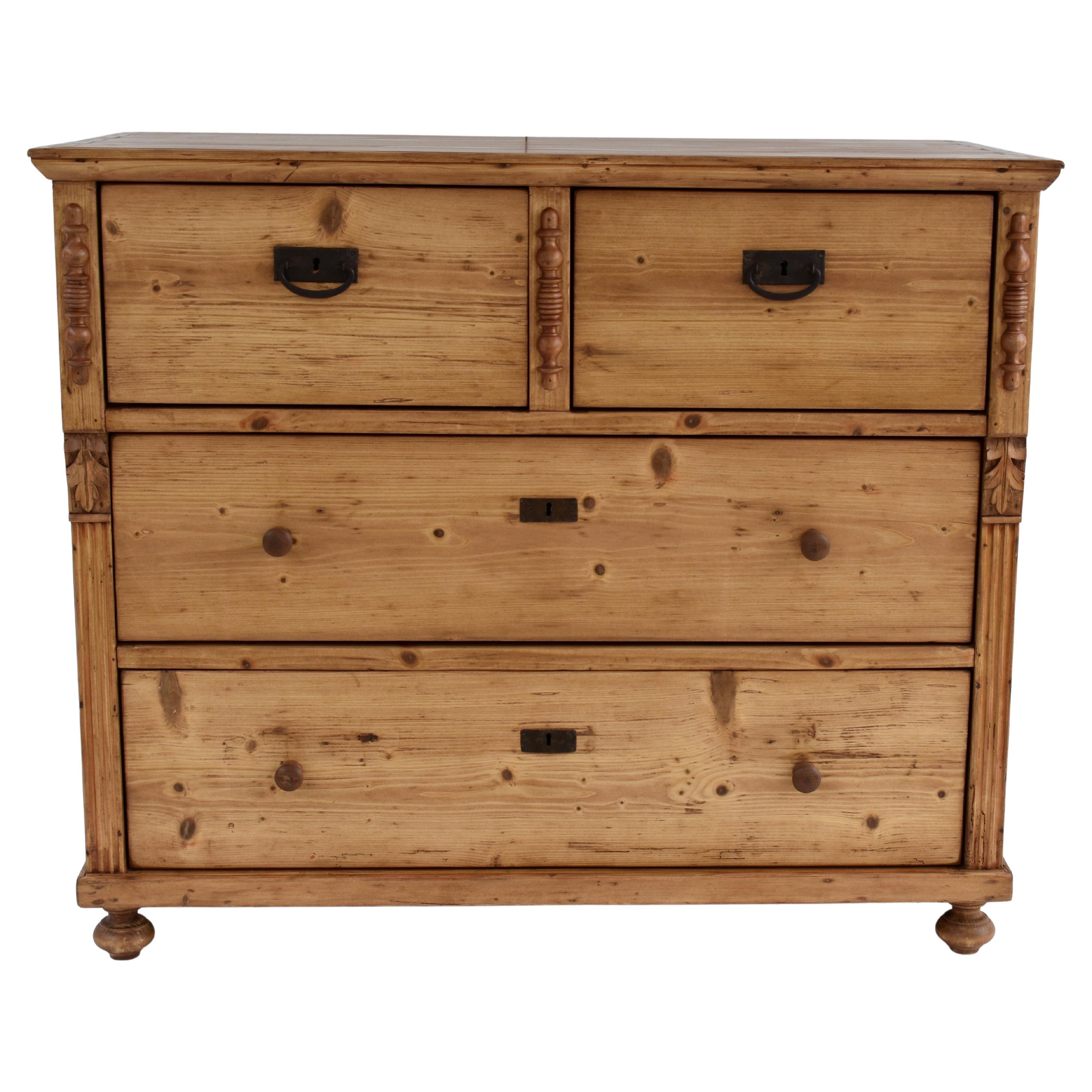 English Pine Chest of Drawers at 1stDibs