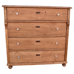 Pine Chest of Four Drawers