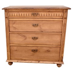 Pine Chest of Four Drawers