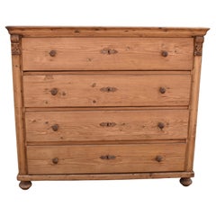 Pine Chest of Four Drawers