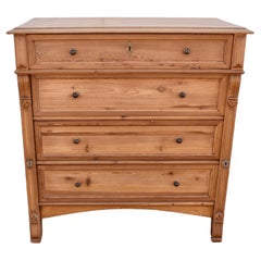 Pine Chest of Four Drawers