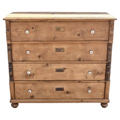 Pine Chest of Four Drawers