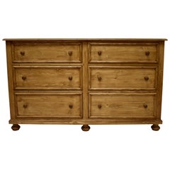 Pine Chest of Six Drawers