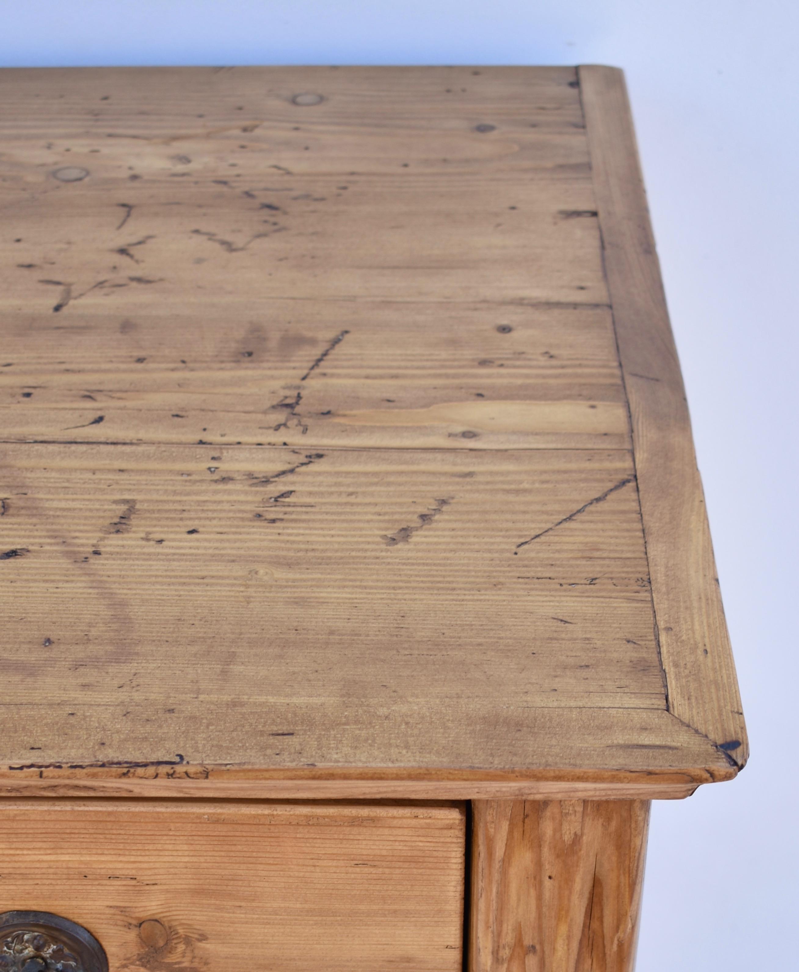 Polished Pine Chest of Three Drawers