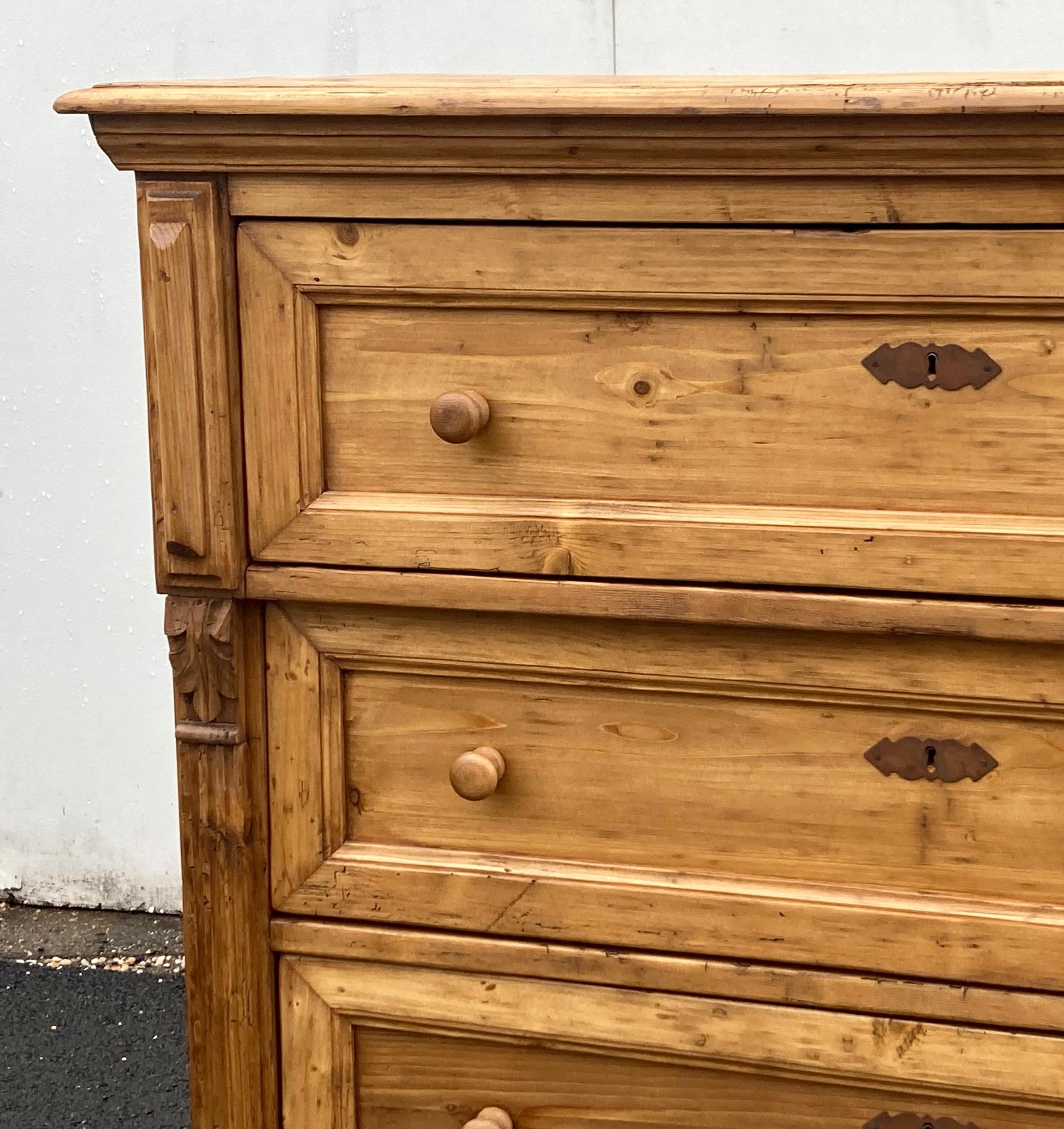 Pine Chest of Three Drawers 1