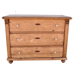 Pine Chest of Three Drawers