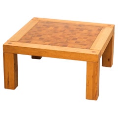 Couchtisch aus Kiefernholz von Jacob-Kielland Brandt, Dänemark, 1970er Jahre