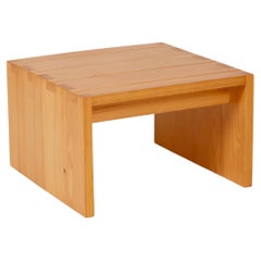 Pine coffee Table By Roland Haeusler For Maison Regain