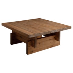 Pine Coffee Table by Roland Wilhelmsson
