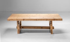 Table basse en pin, Angleterre, vers 1970