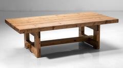 Table basse en pin, Angleterre, vers 1970