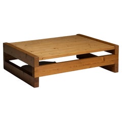 Pine Coffee Table, Netherlands 1960