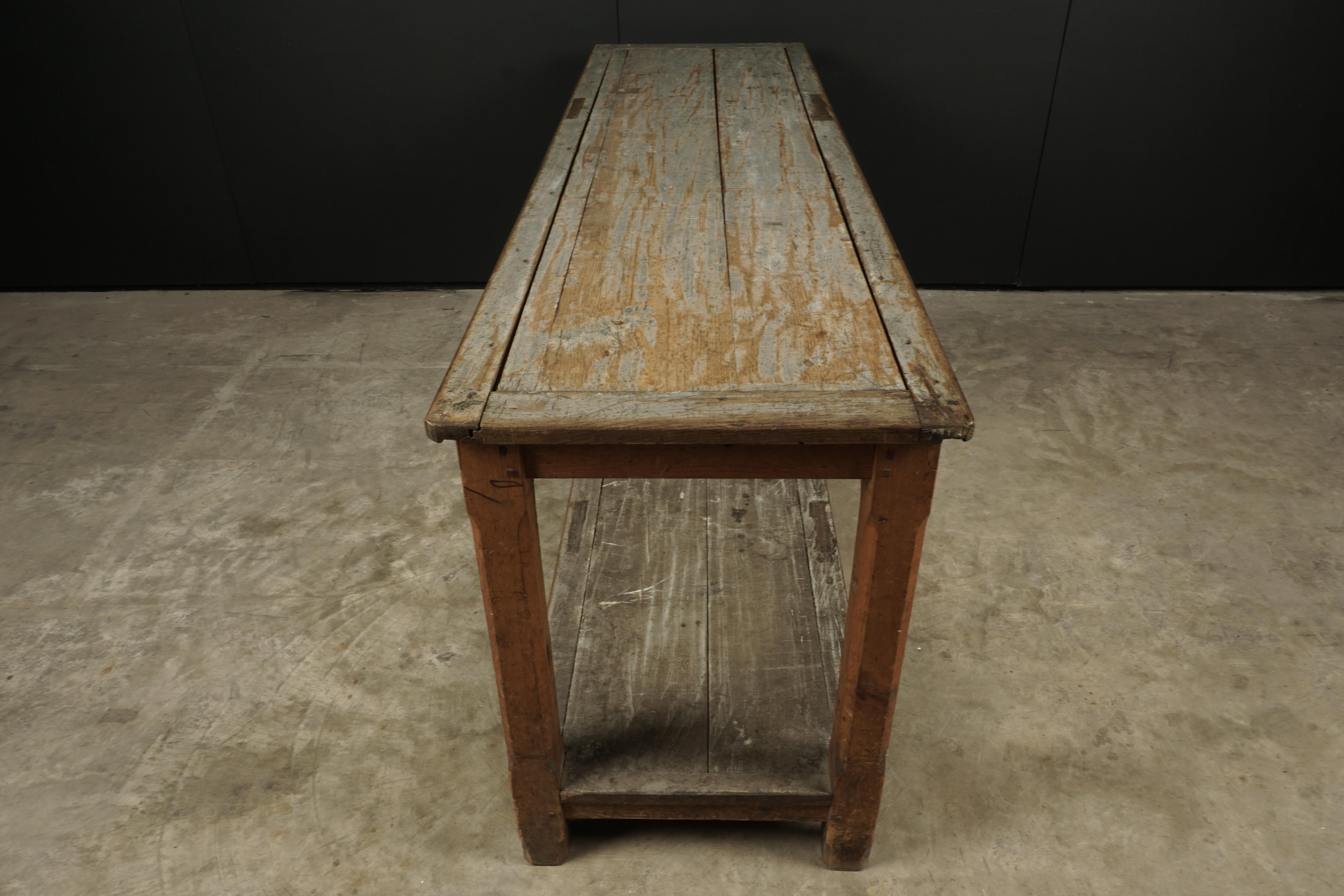 Mid-20th Century Early Pine Draper Table from France, circa 1940