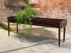 Pine Copper Lined Rustic Plant Stand