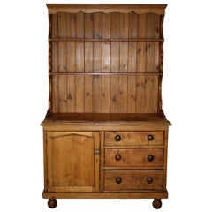 Pine Cupboard Hutch, circa 1900