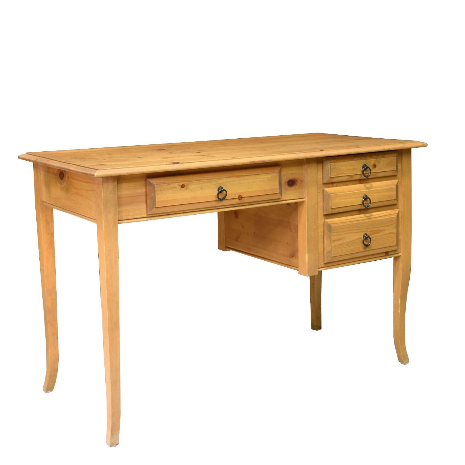Pine Desk Fabricated from an Antique European Pine Table by Bonnin Ashley 2