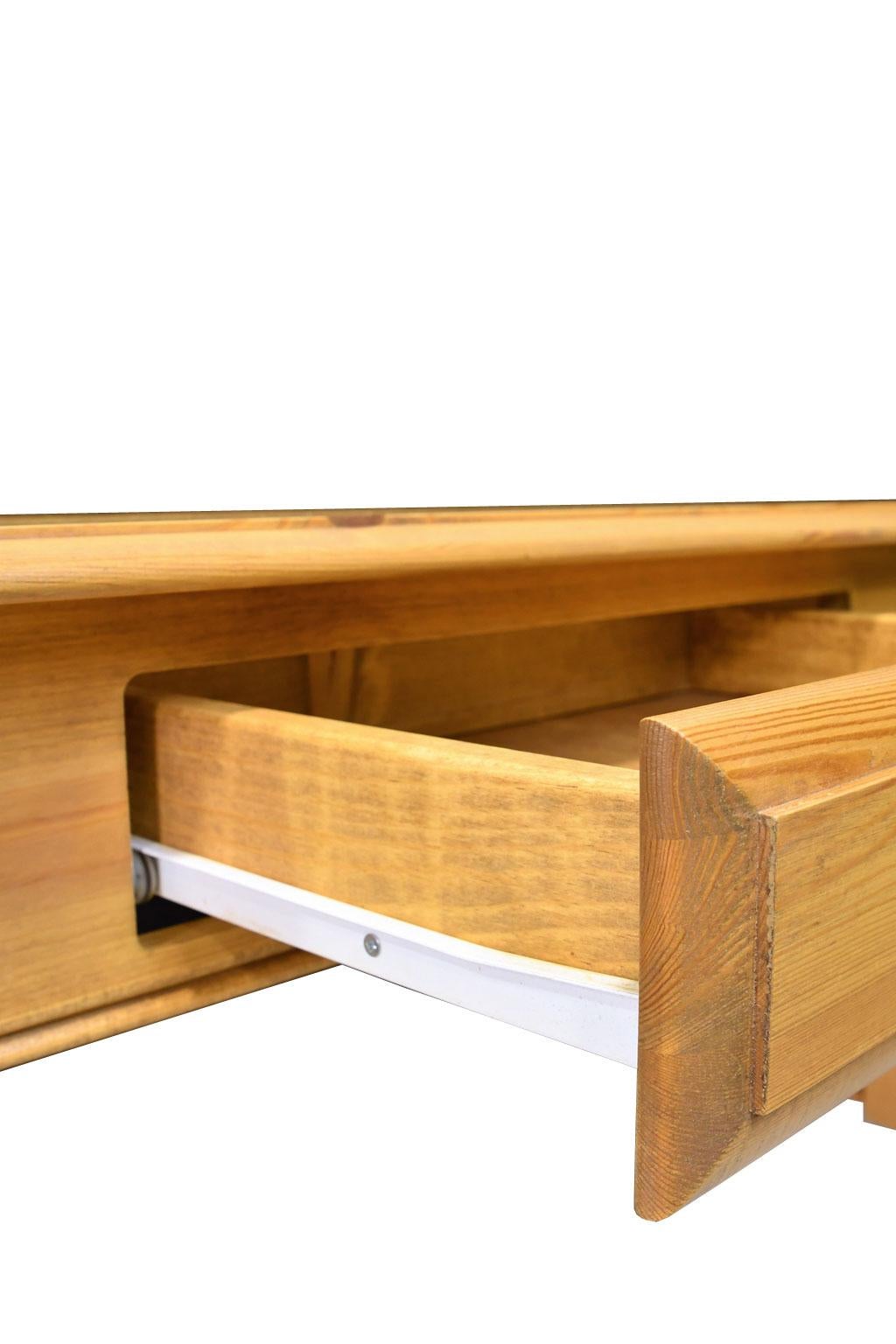 Pine Desk Fabricated from an Antique European Pine Table by Bonnin Ashley 3
