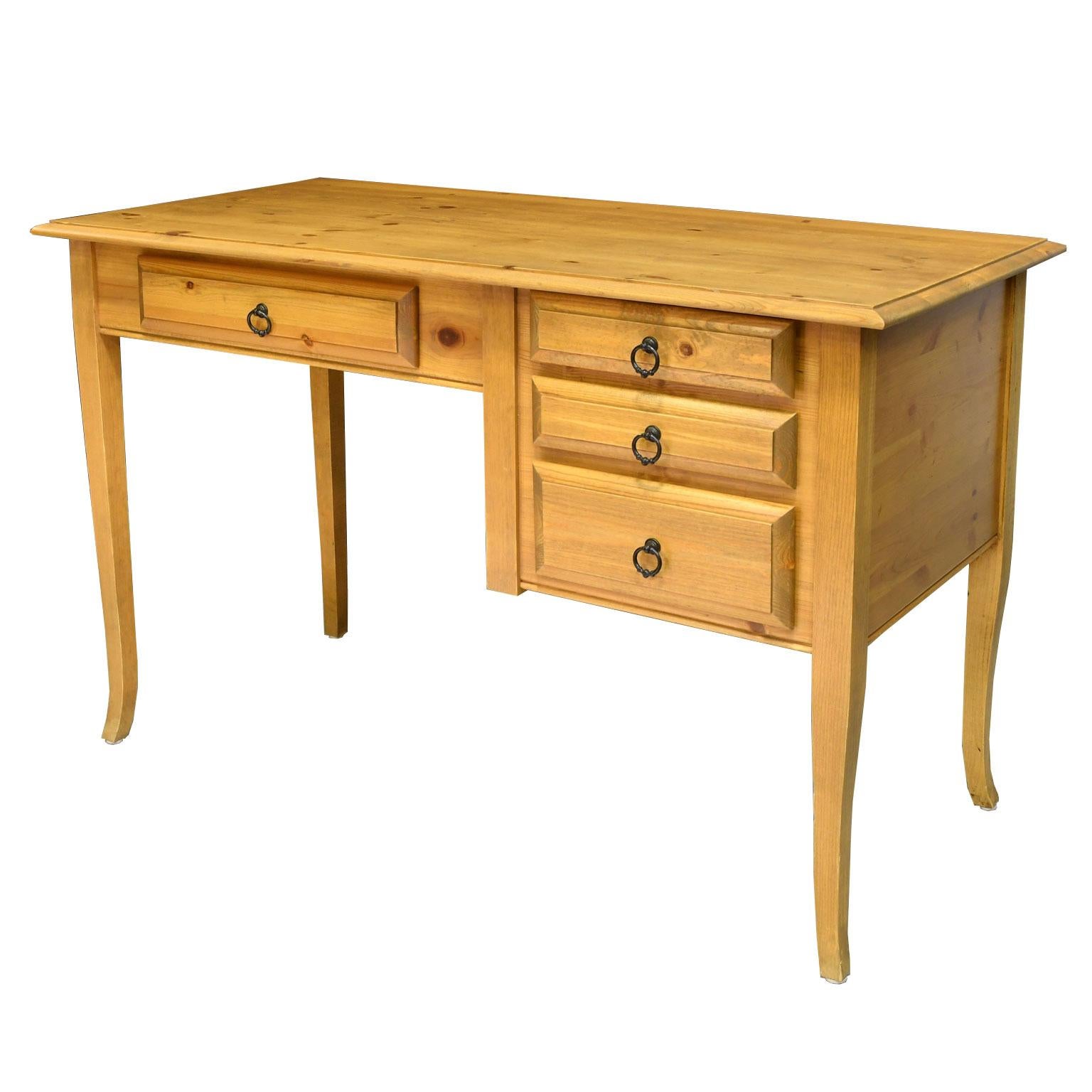 vintage pine desk