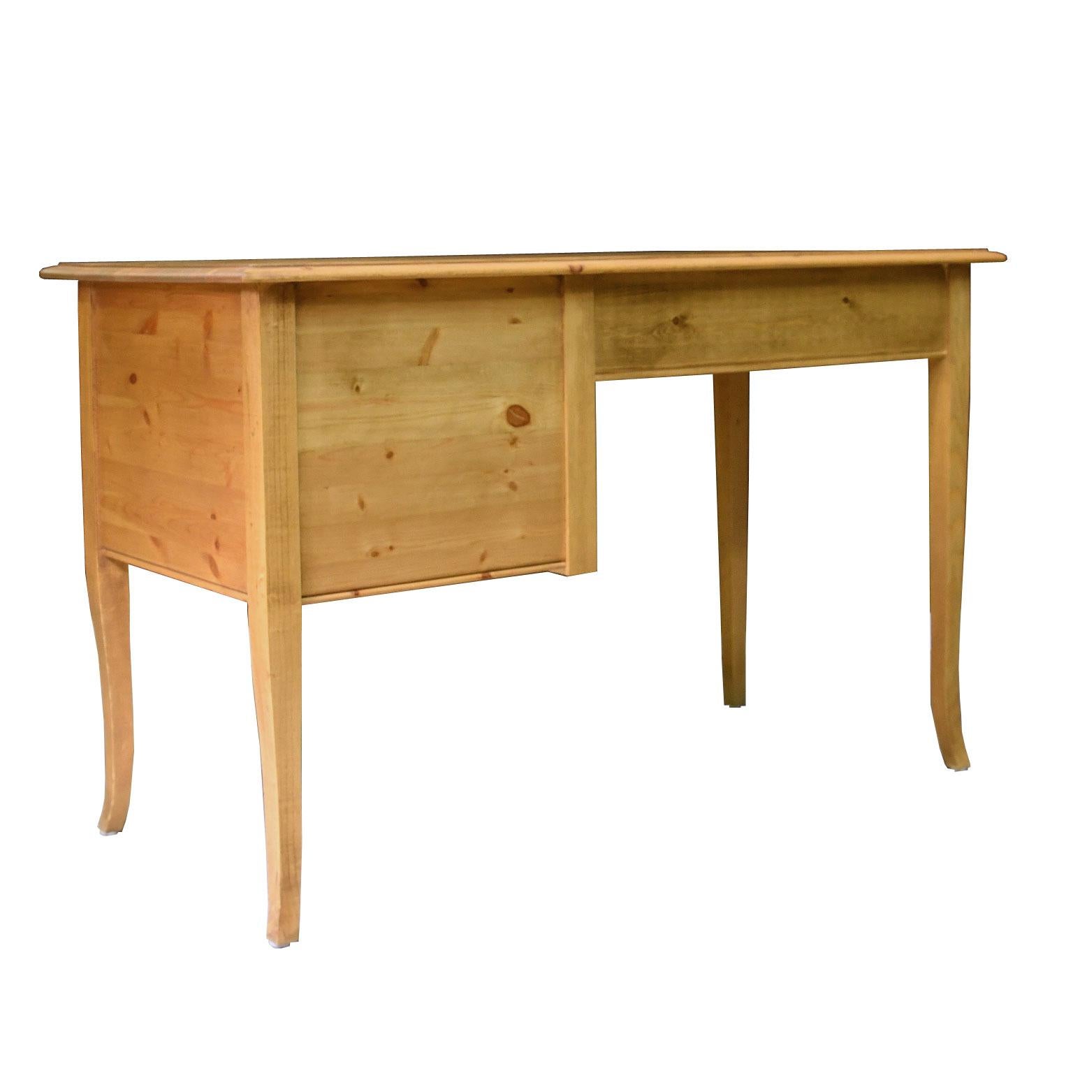 American Pine Desk Fabricated from an Antique European Pine Table by Bonnin Ashley