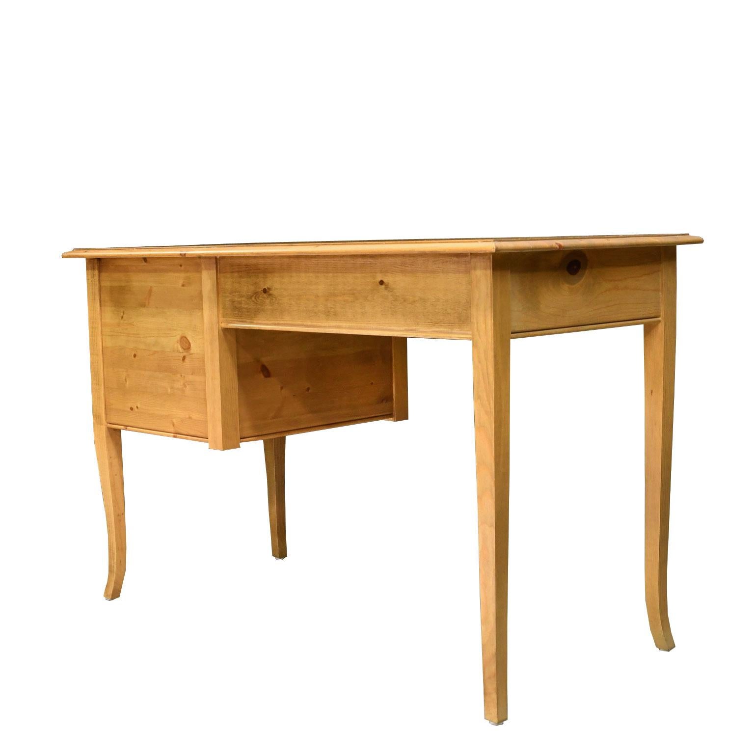 20th Century Pine Desk Fabricated from an Antique European Pine Table by Bonnin Ashley