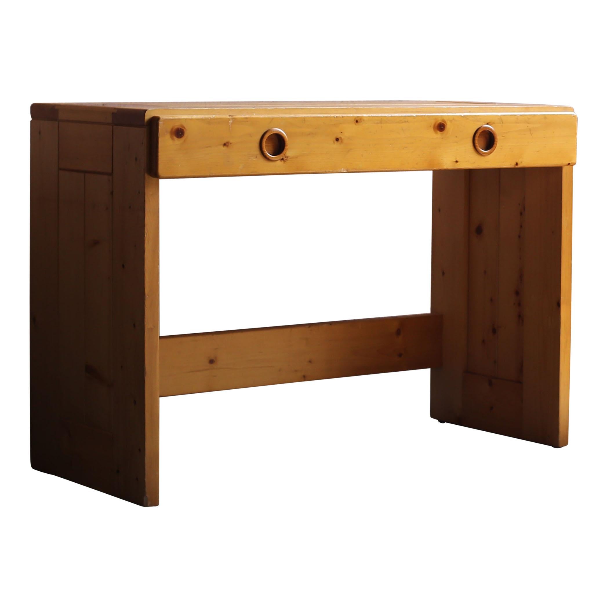Pine Desk with Drawer from Les Arcs