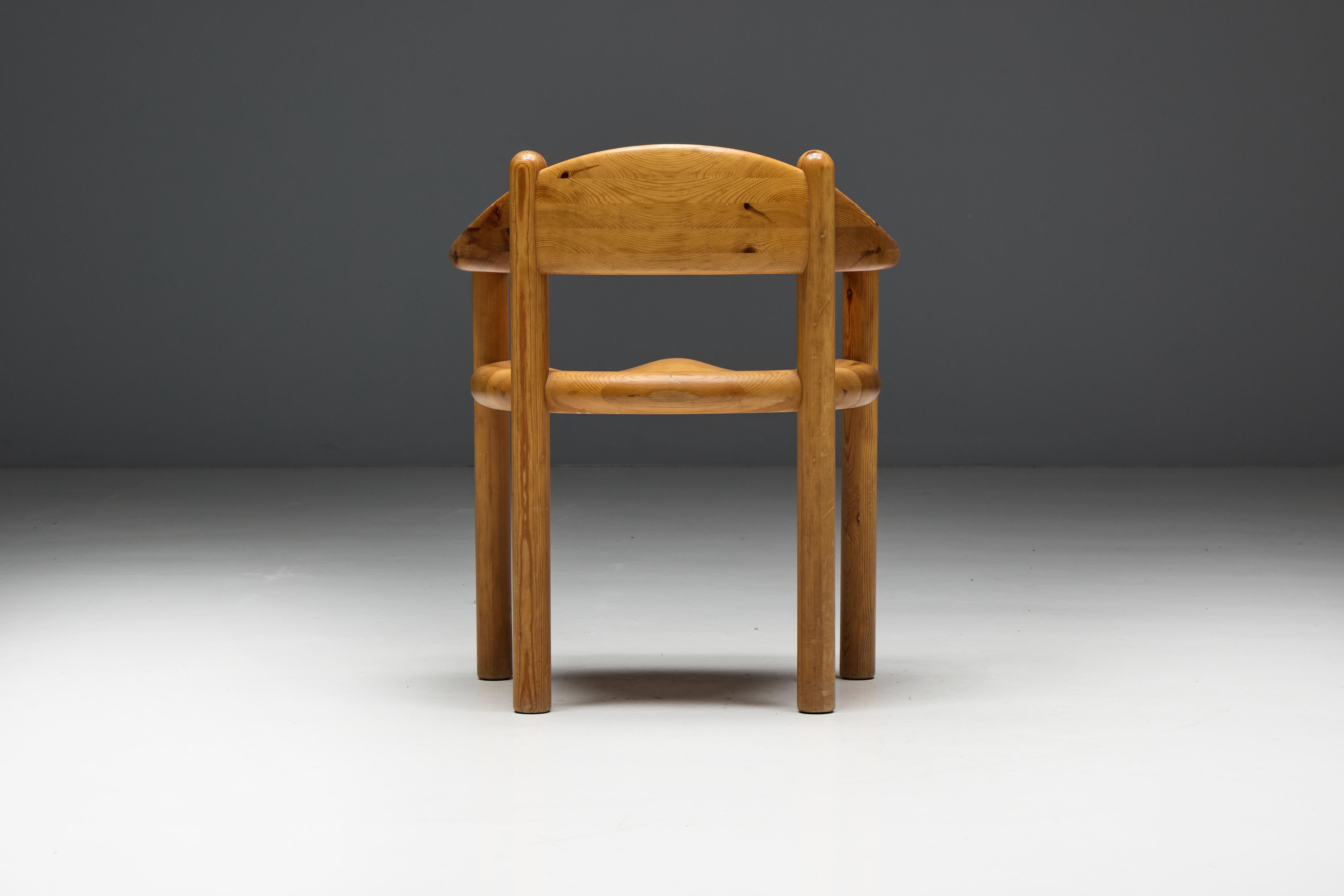 Pine Dining Armchairs by Rainer Daumiller for Hirtshals Sawmill, Denmark, 1970s 13