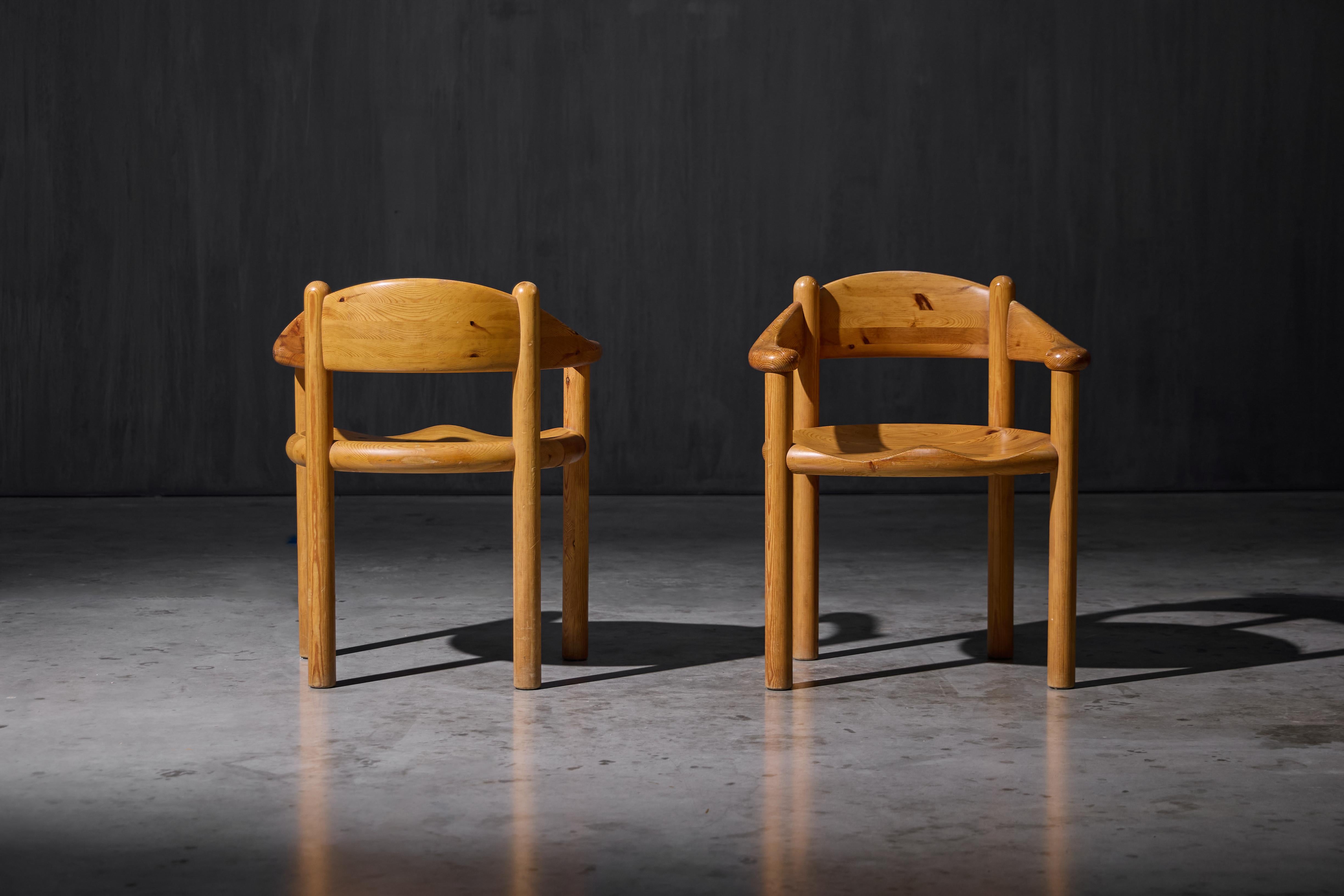 Danish Pine Dining Armchairs by Rainer Daumiller for Hirtshals Sawmill, Denmark, 1970s