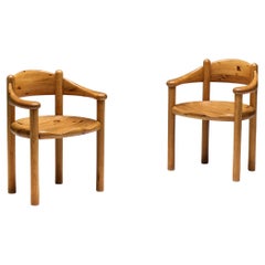 Pine Dining Armchairs by Rainer Daumiller for Hirtshals Sawmill, Denmark, 1970s