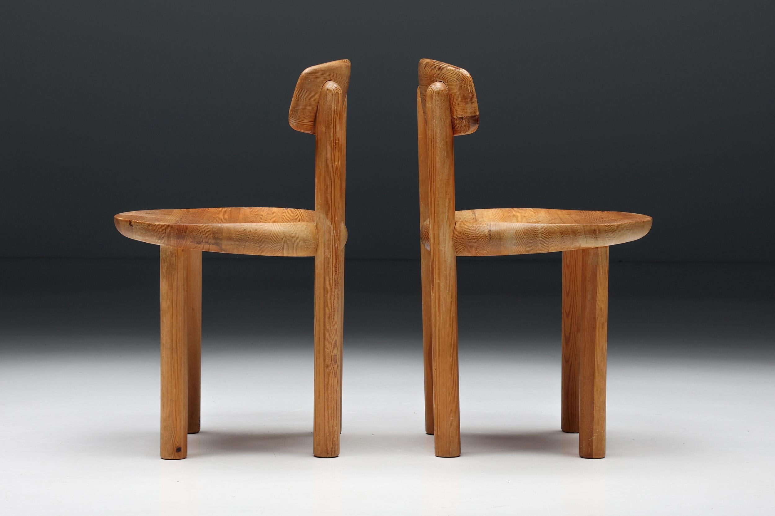 Late 20th Century Pine Dining Chair by Rainer Daumiller for Hirtshals Savværk, 1970s