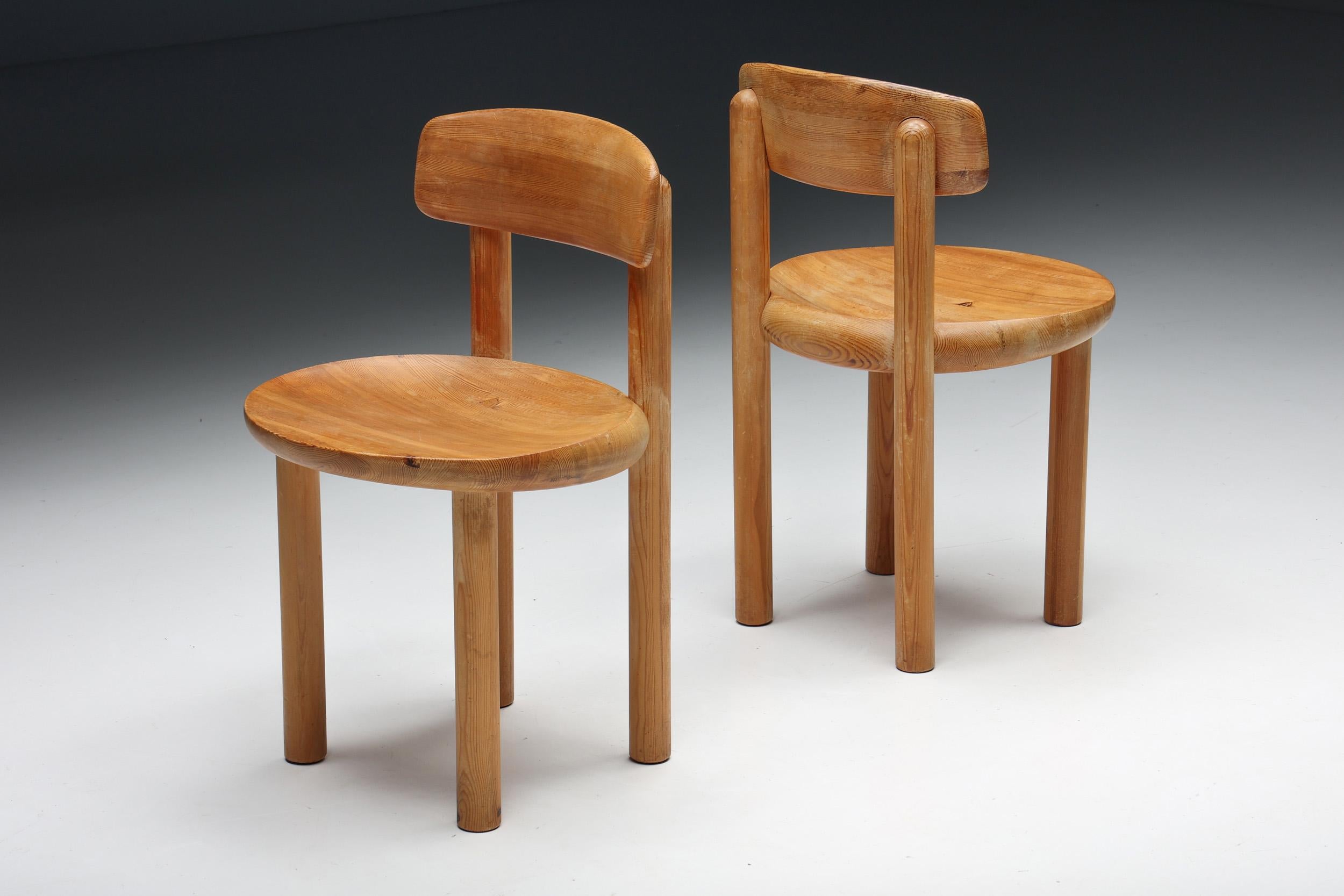 Pine Dining Chair by Rainer Daumiller for Hirtshals Savværk, 1970s 1