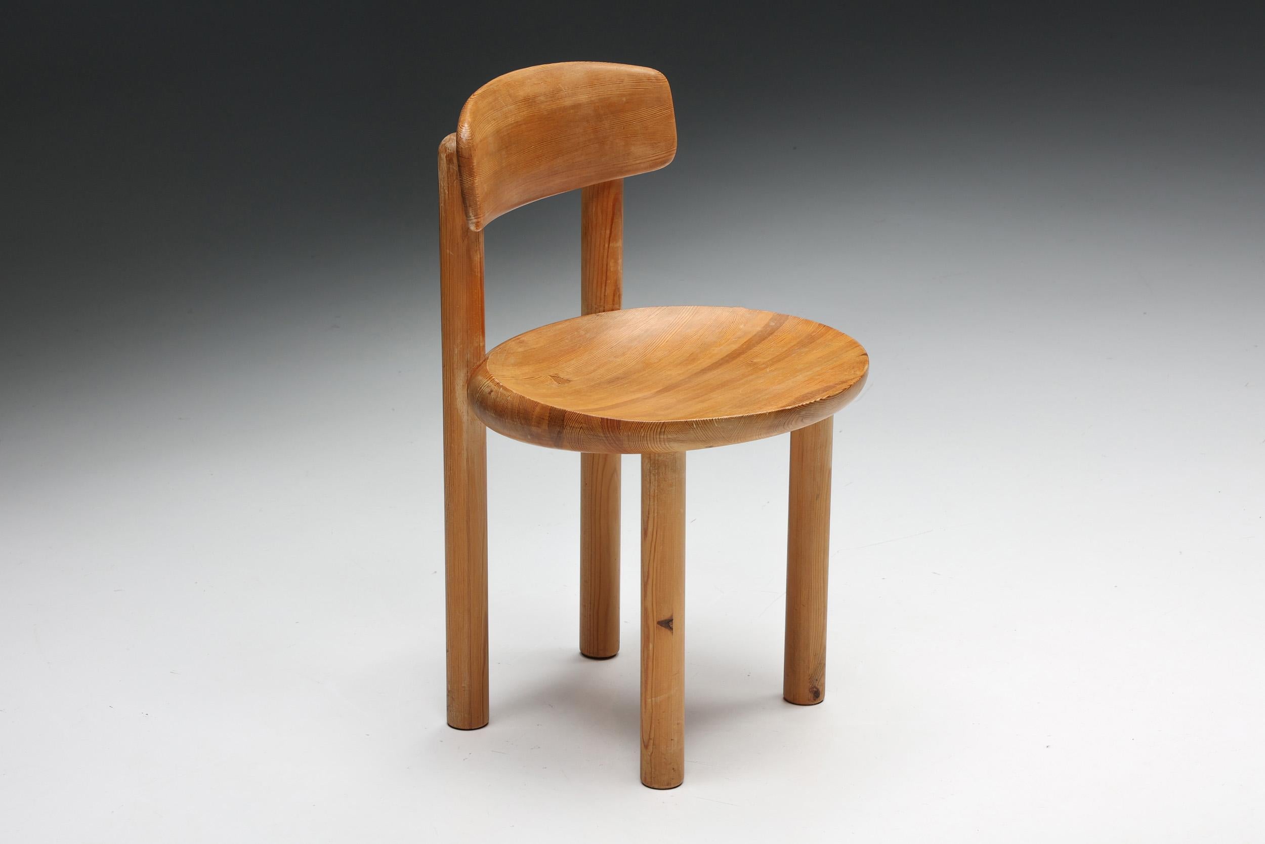 Pine Dining Chair by Rainer Daumiller for Hirtshals Savværk, 1970s 2