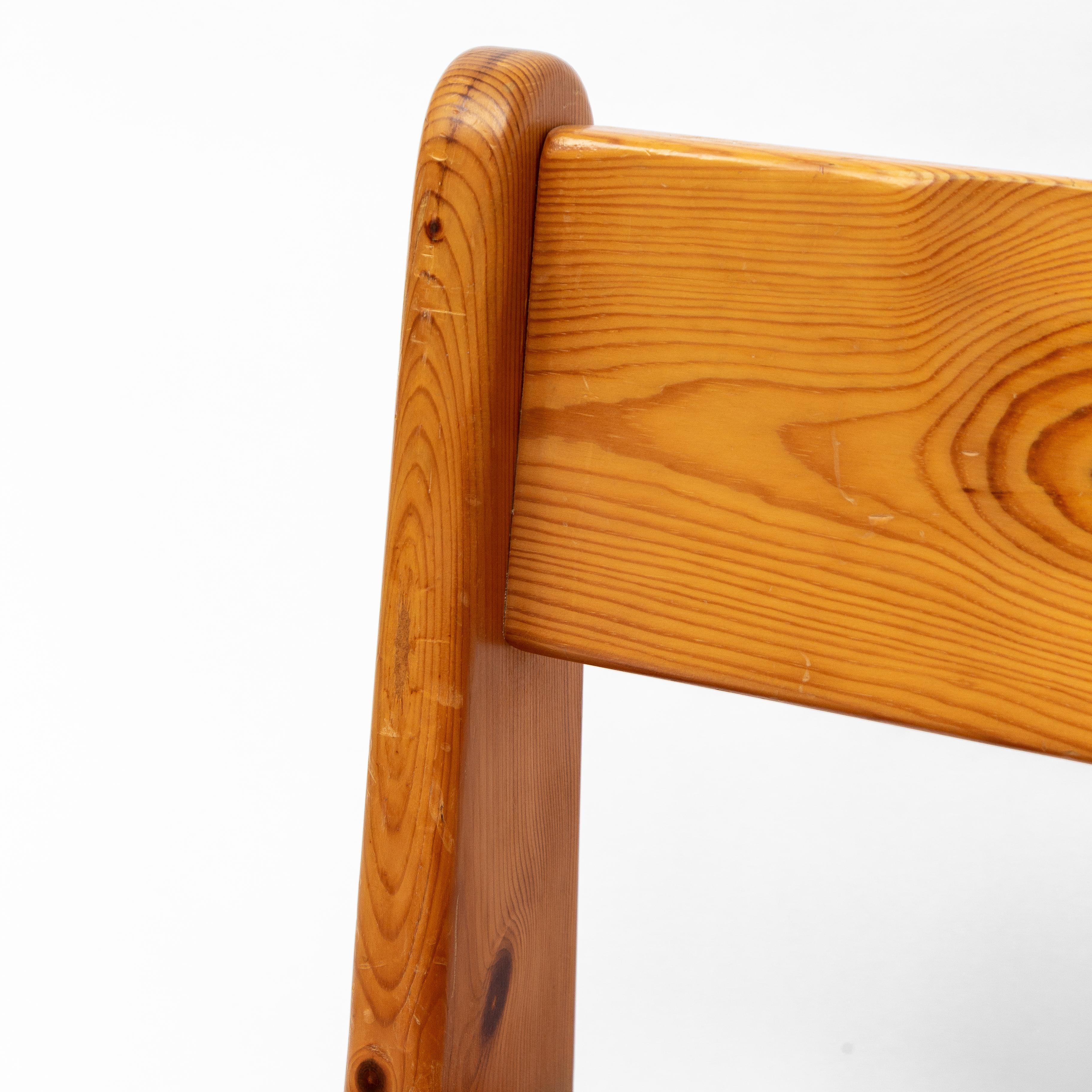Fin du 20e siècle Chaises de salle à manger en pin par Ate Van Apeldoorn, 1970 en vente